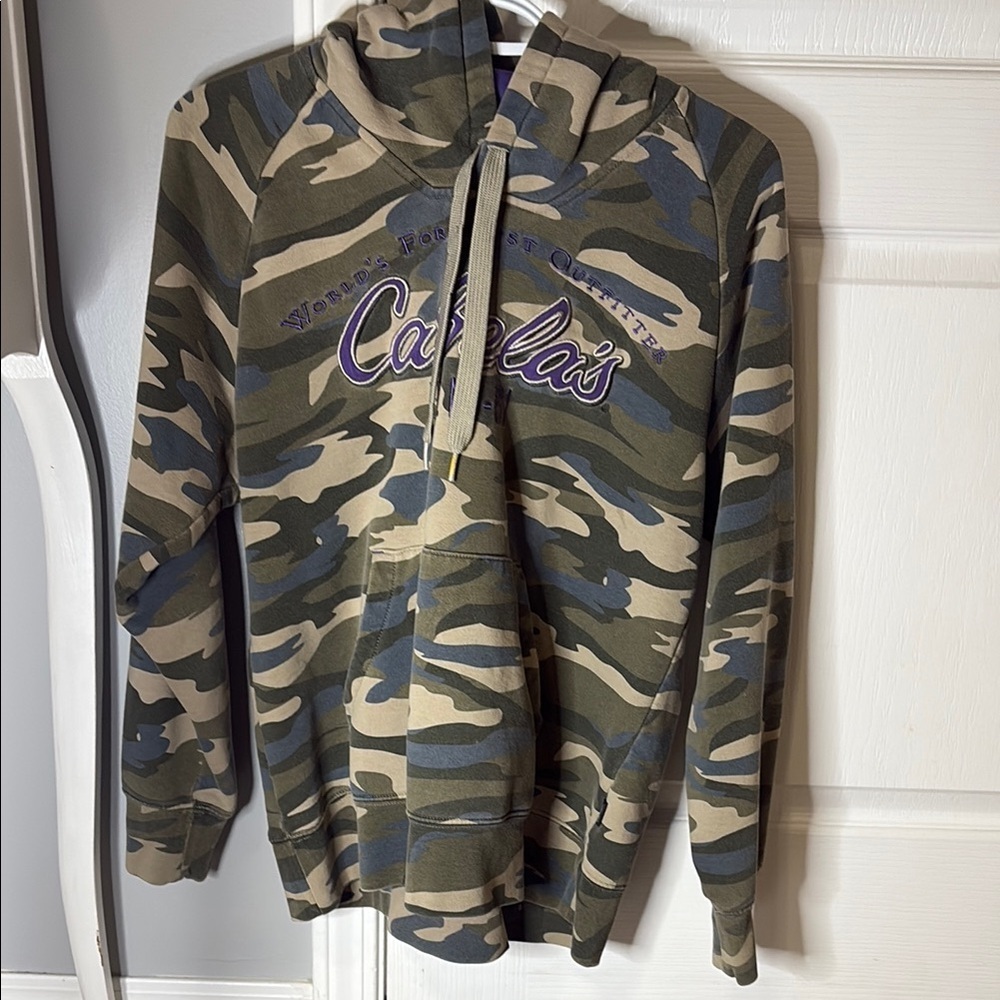 Cabela's Green Camouflage Hoodie